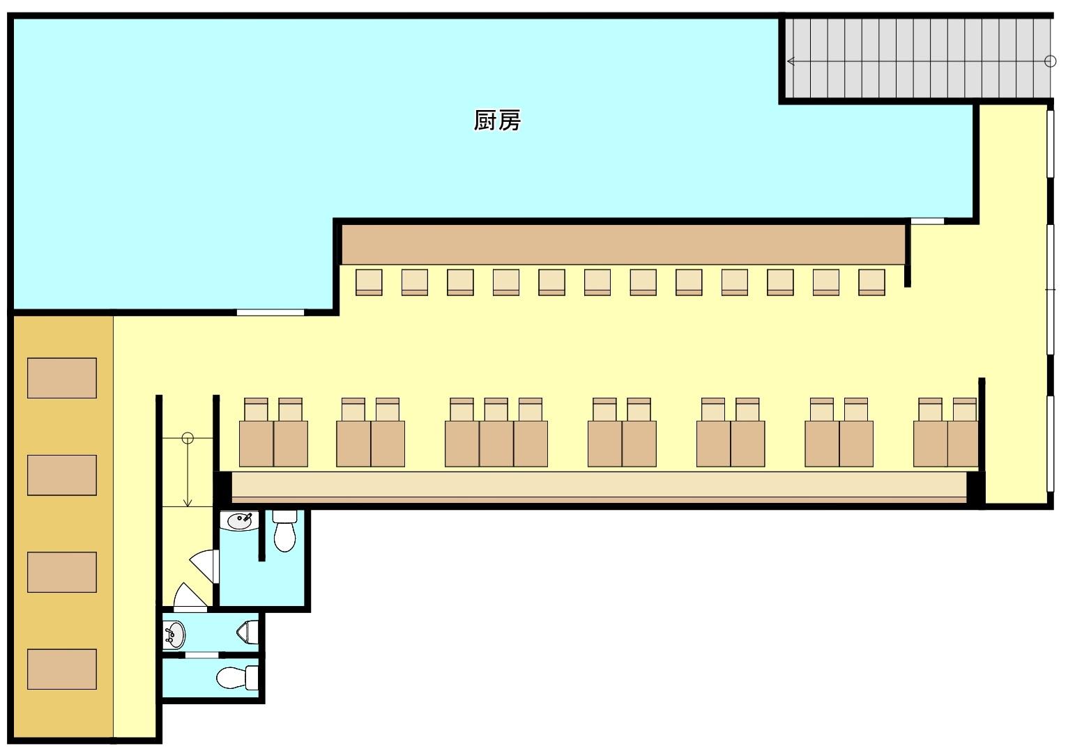 阪急茨木市駅前店舗 1階